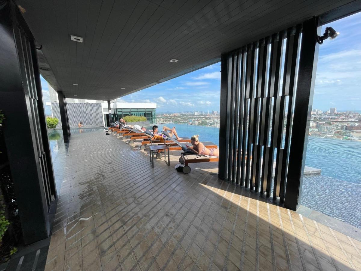 Best Location Condo With Swimming Pool, Gym, Sauna, Washing Mashine, Fast Internet In Central Of Pattaya Zewnętrze zdjęcie