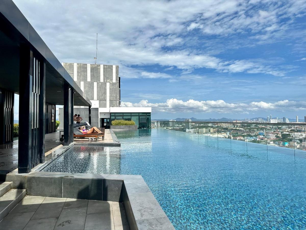 Best Location Condo With Swimming Pool, Gym, Sauna, Washing Mashine, Fast Internet In Central Of Pattaya Zewnętrze zdjęcie